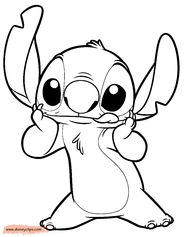 104+ Magical Cute Stitch Coloring Pages Printable