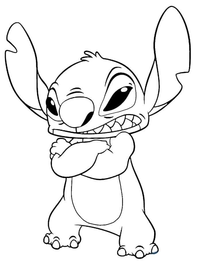 148+ Artistic Angry Stitch Coloring Page Printable