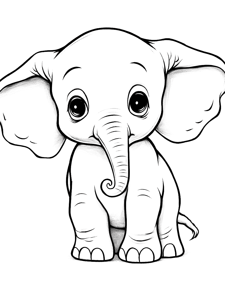 39+ Relaxing Animal Coloring Pages Easy