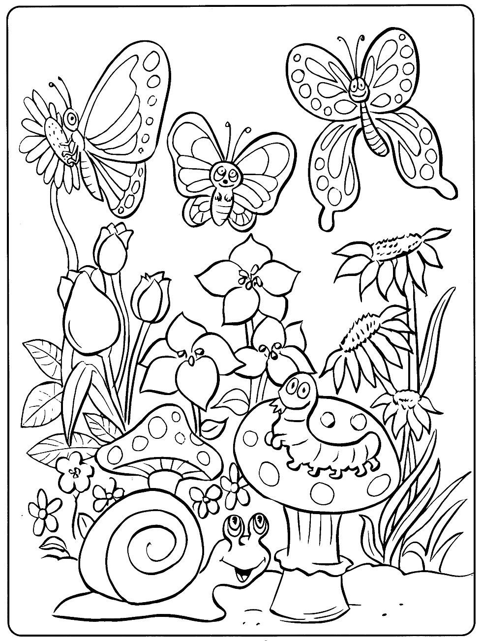 44+ Happy Animal Coloring Pages to Print