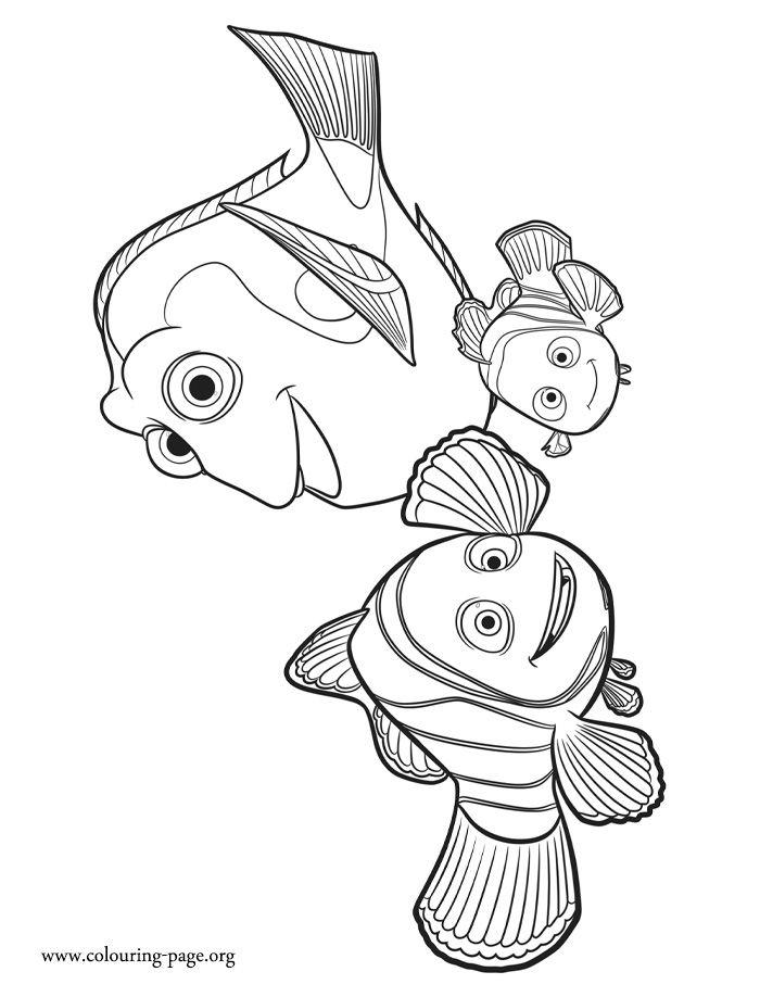 41+ Relaxing Nemo Coloring Pages Inspirational