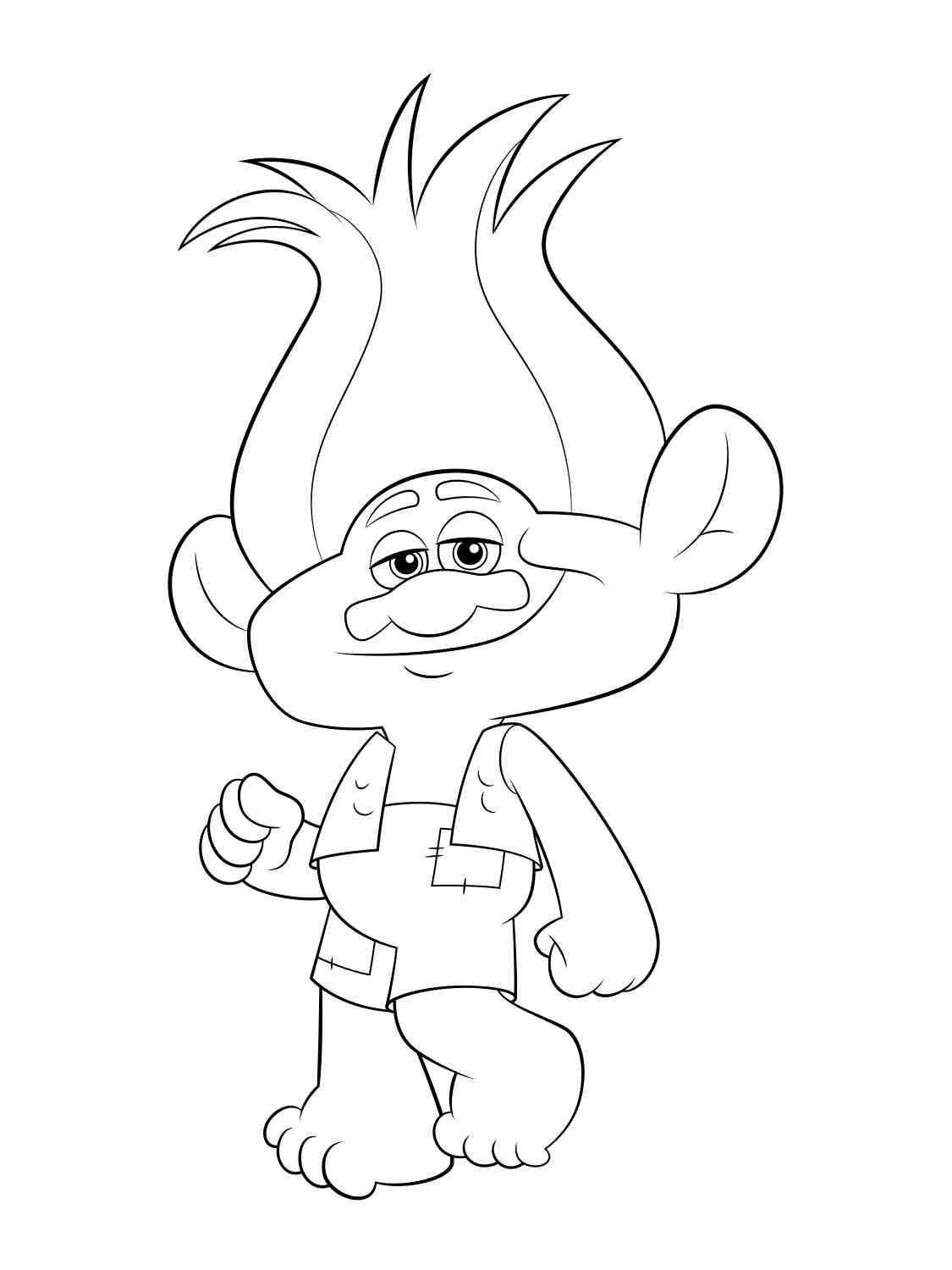 36+ Lovely Trolls Coloring Pages Cute