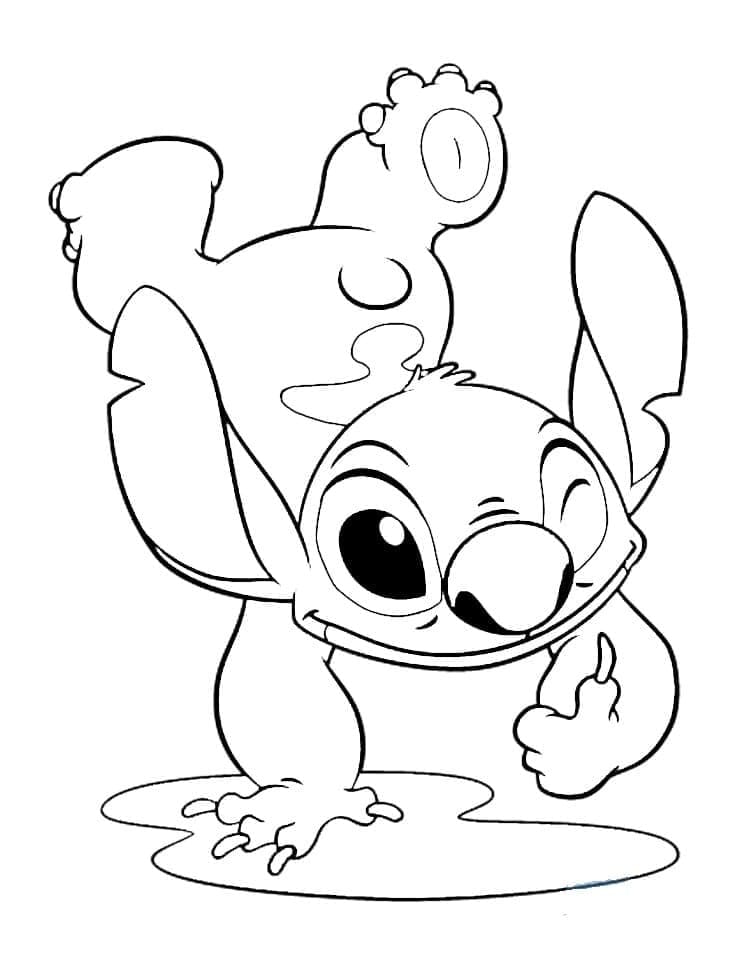 30+ Fun Angry Stitch Coloring Page Printable