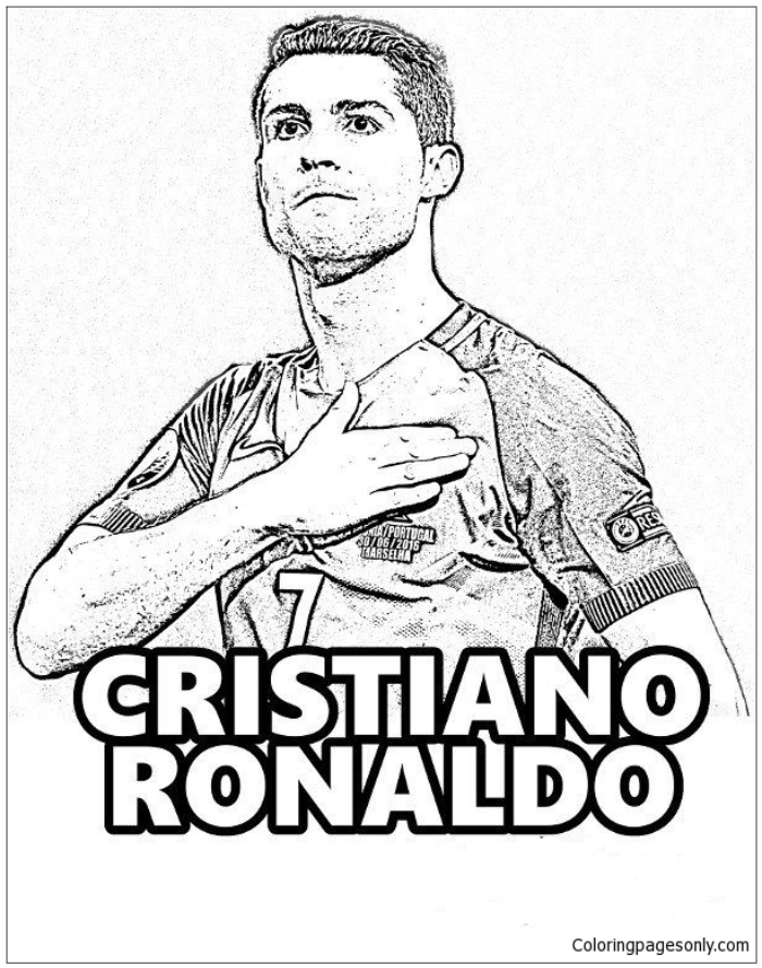 33+ Creative Ronaldo Coloring Pages Aesthetic