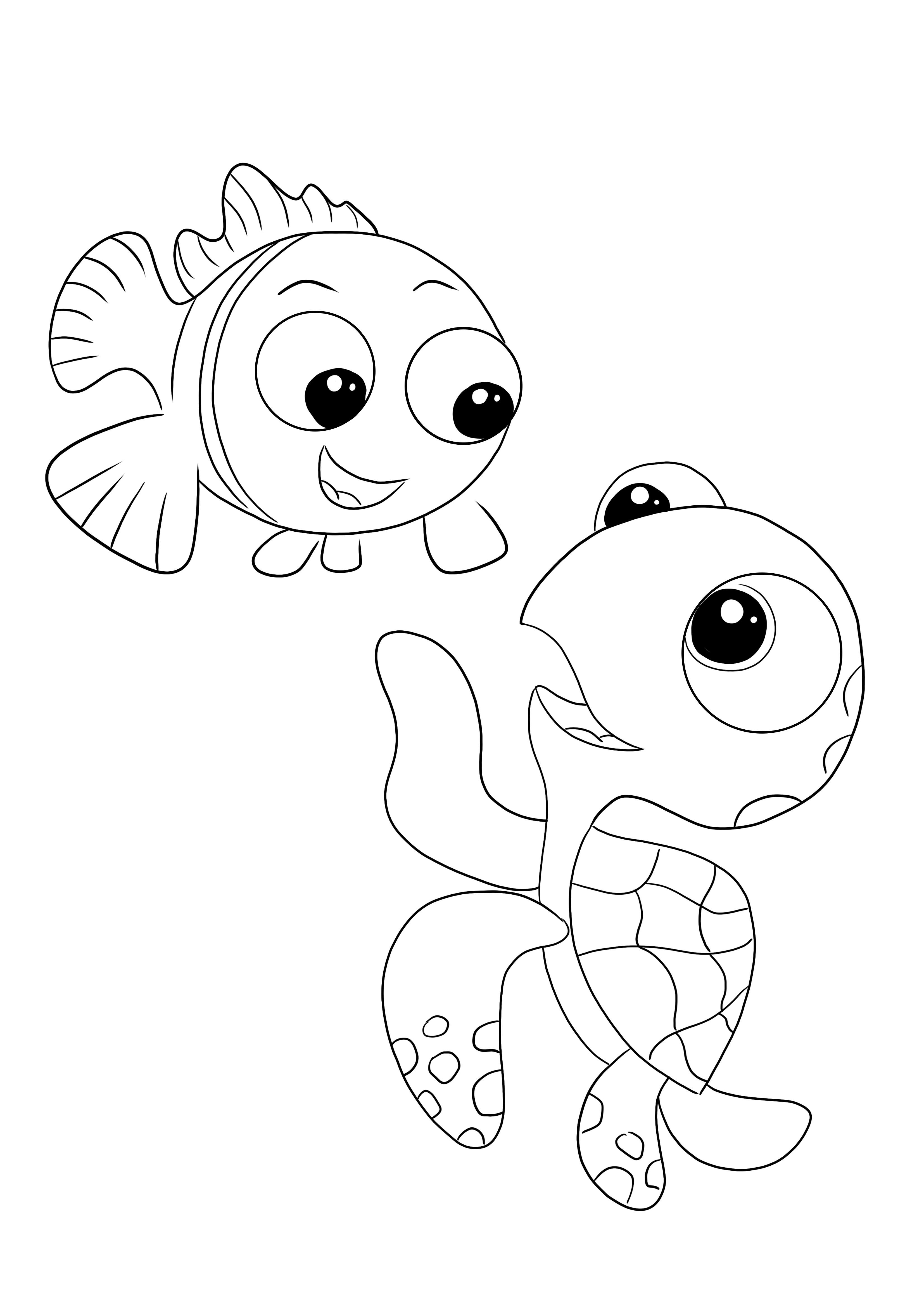 33+ Colorful Nemo Coloring Pages Ideas