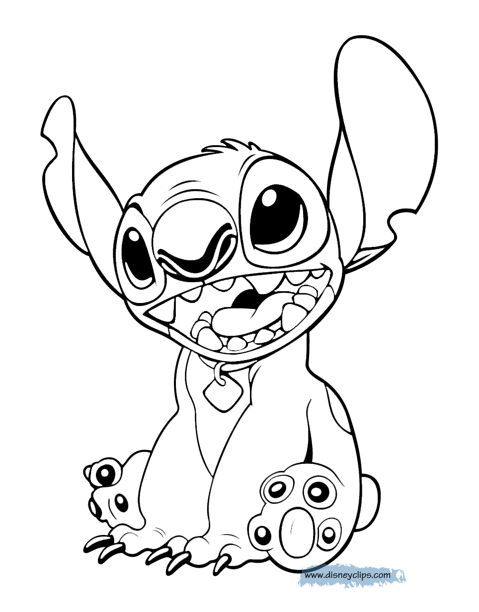 194+ Cute Adorable Stitch Coloring Pages Printable