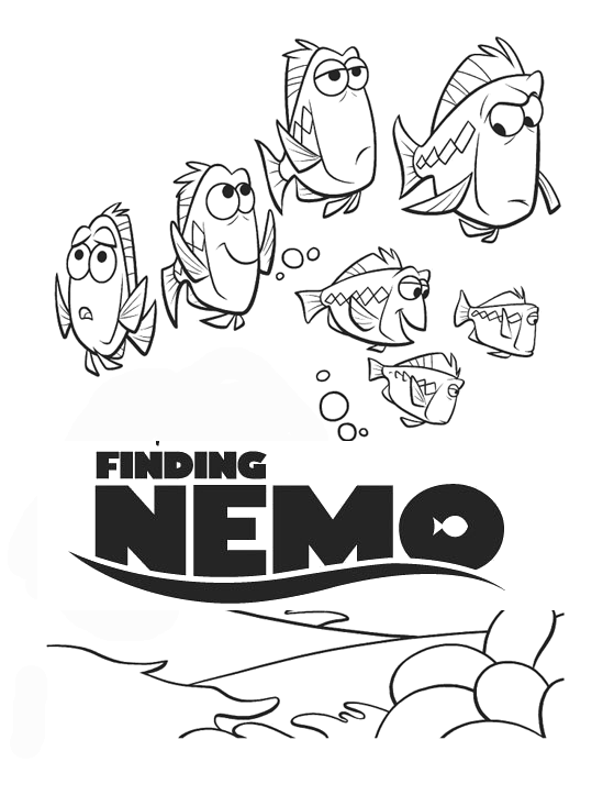 37+ Relaxing Nemo Coloring Pages Download FREE