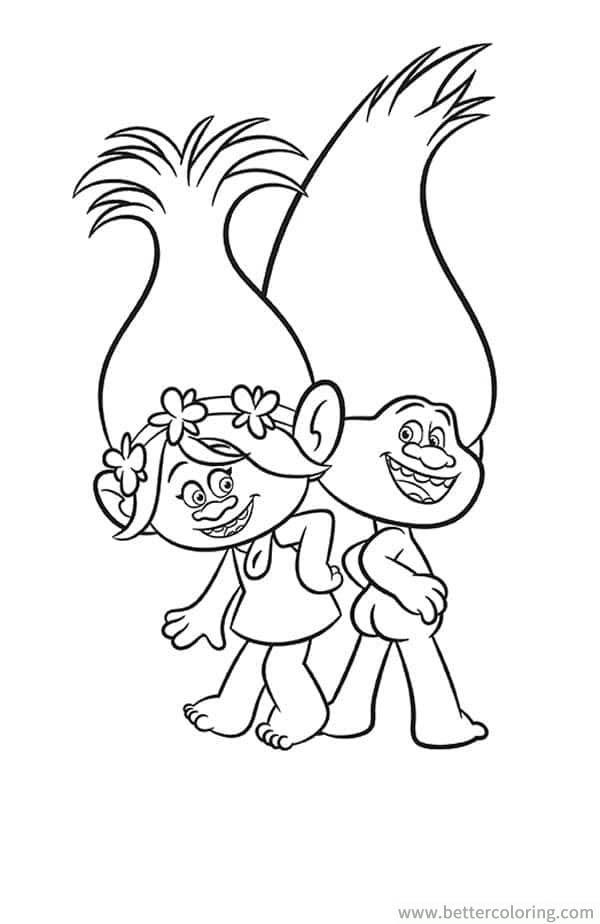 41+ Ultimate Trolls Coloring Pages Printable Sheets