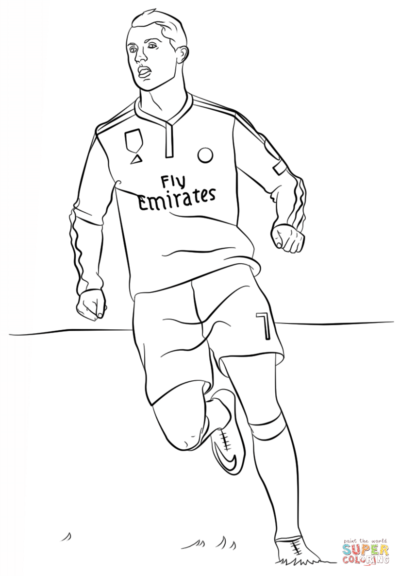 49+ Free Ronaldo Coloring Pages PDF Printable