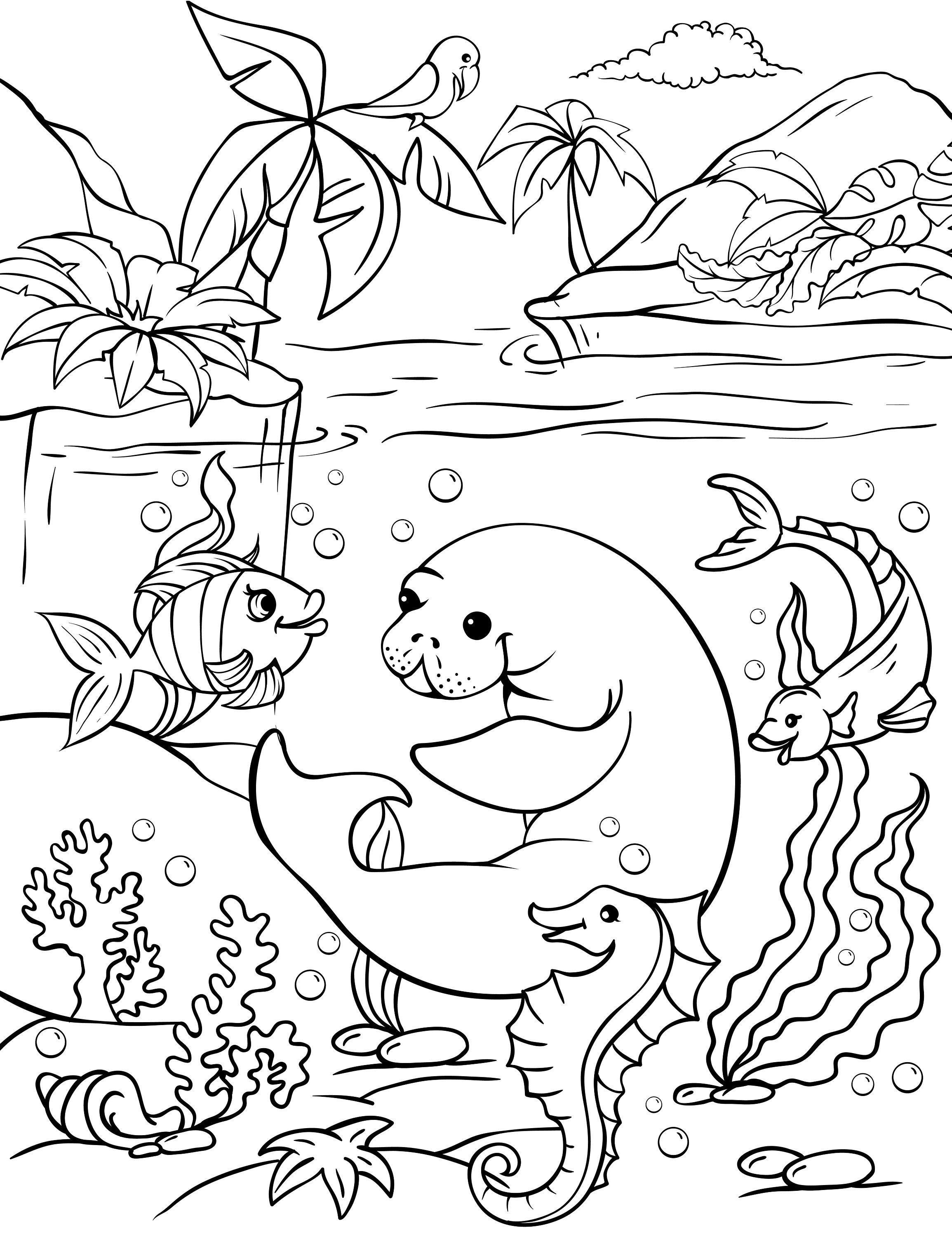 44+ Colorful Animal Coloring Pages Ideas