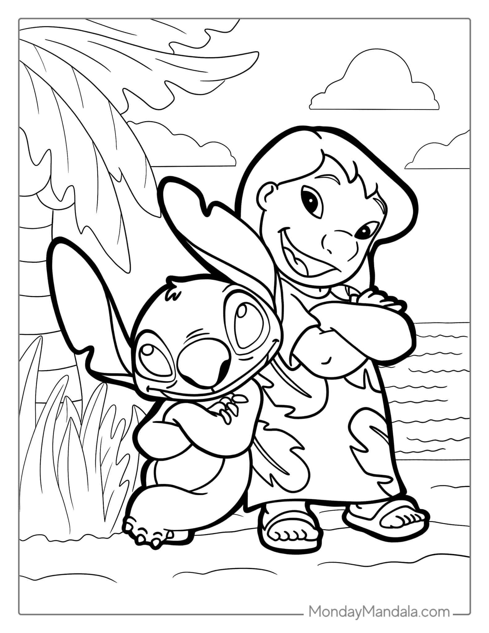 141+ Playful Adorable Stitch Coloring Pages Printable