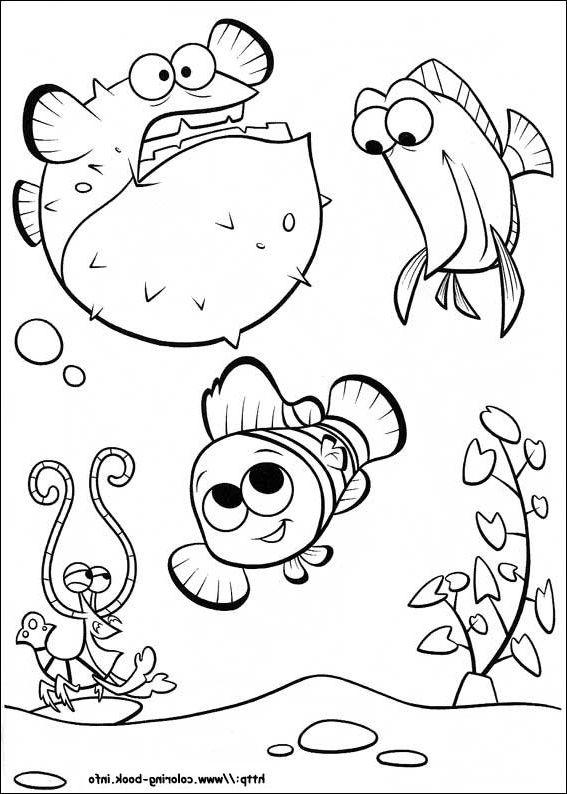 47+ Realistic Nemo Coloring Pages Archives