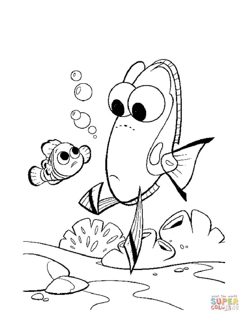 48+ Free Nemo Coloring Pages Archives