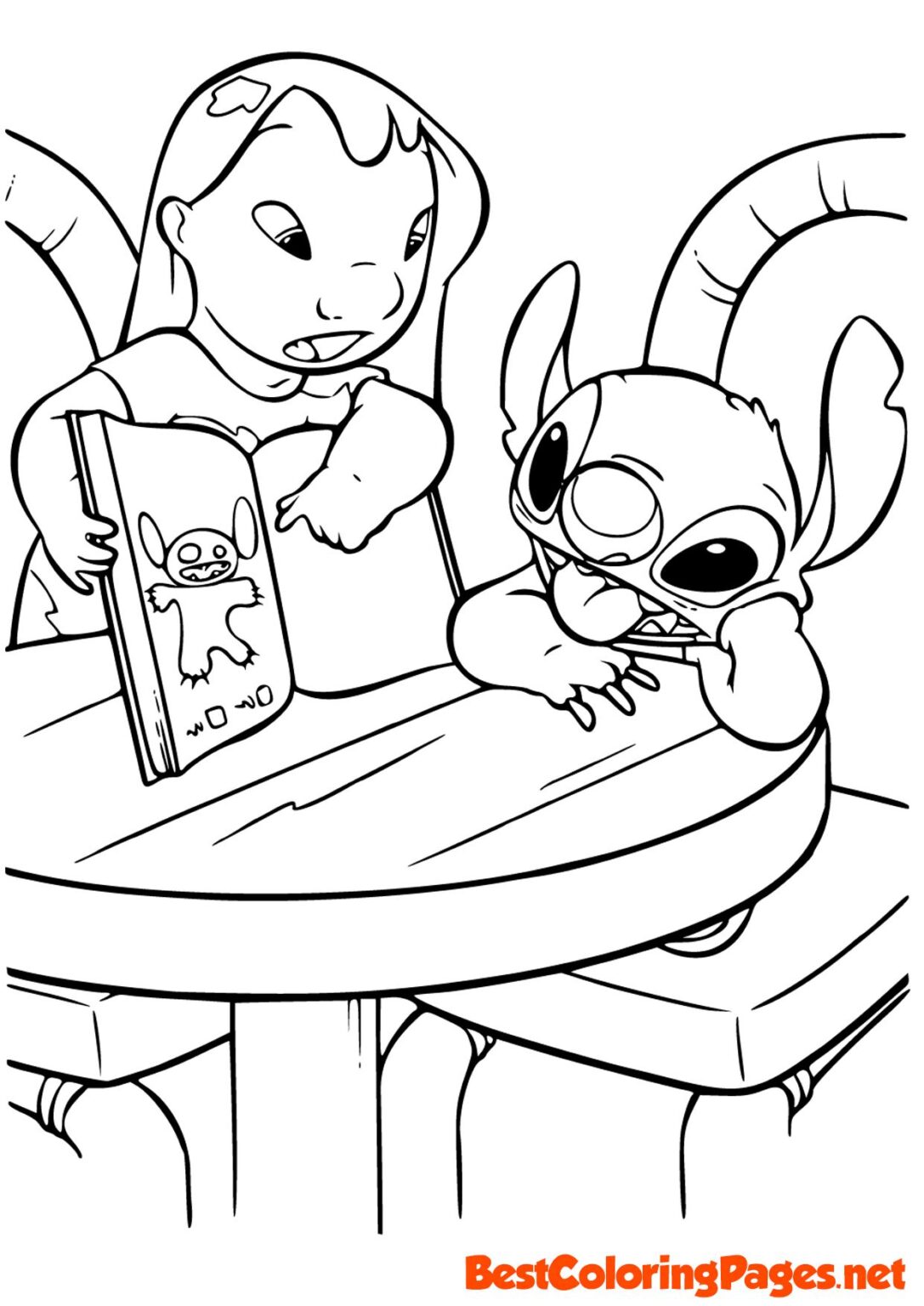 132+ Magical Cute Stitch Coloring Pages Printable