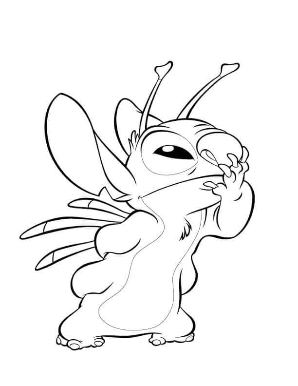 140+ Beautiful Angry Stitch Coloring Page Printable