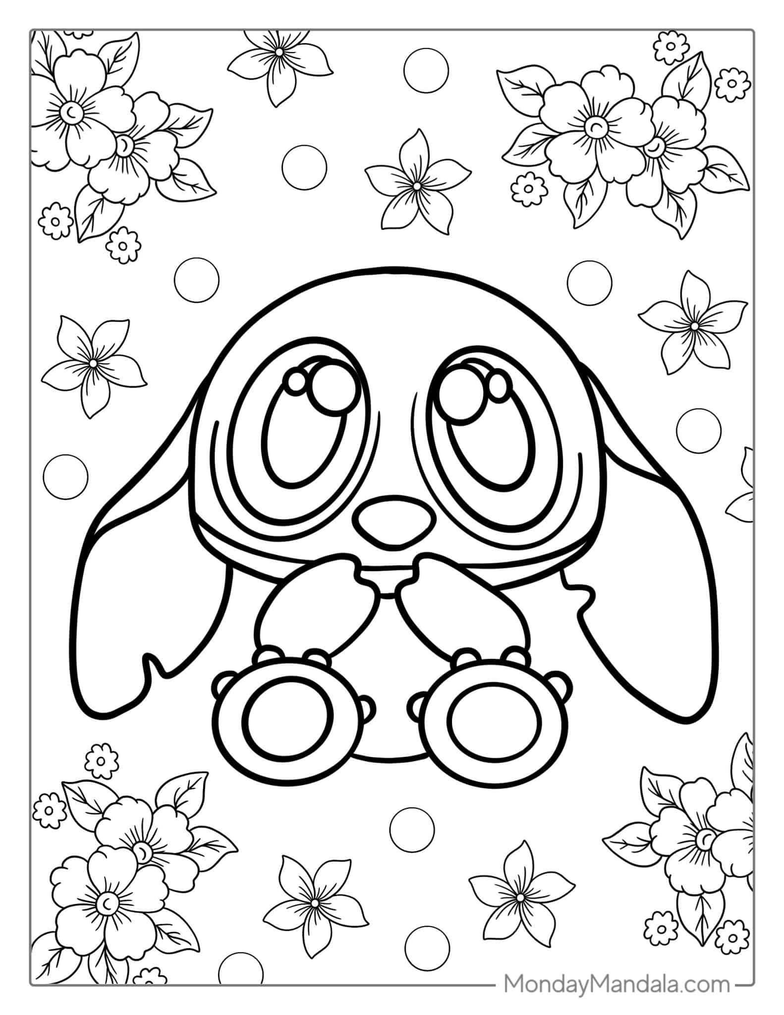 88+ Exciting Cute Stitch Coloring Pages Printable