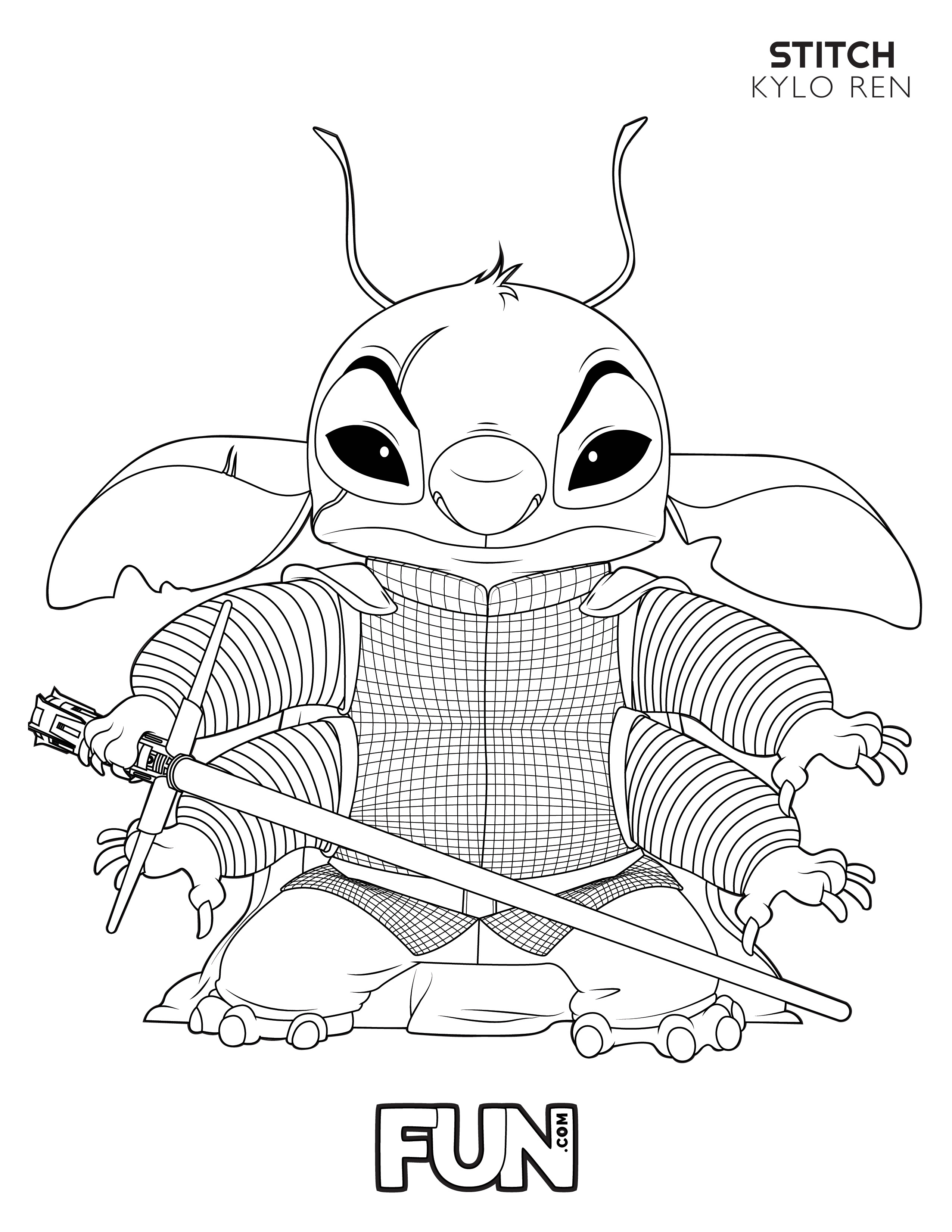 142+ Delightful Angry Stitch Coloring Page Printable