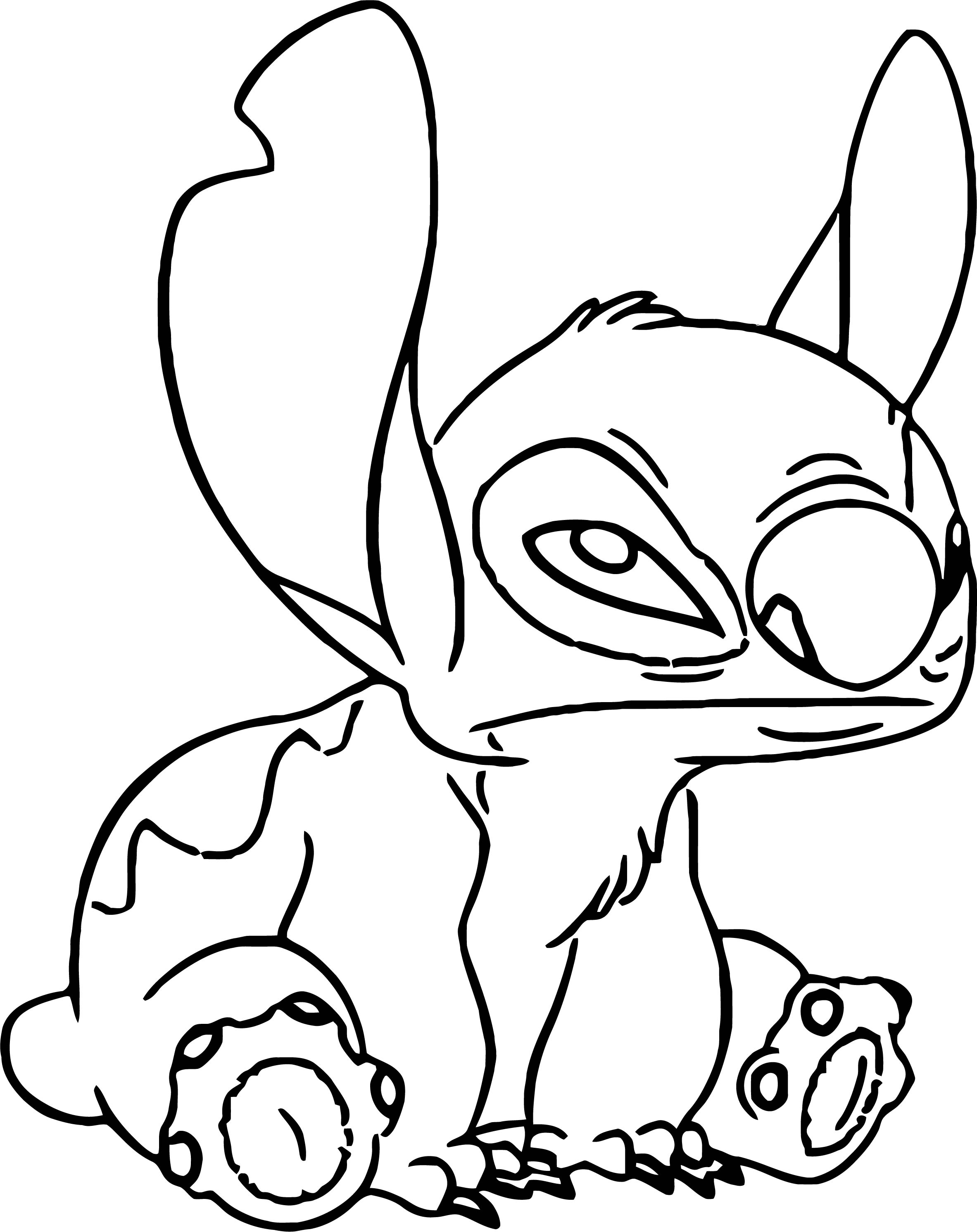 139+ Vibrant Angry Stitch Coloring Page Printable