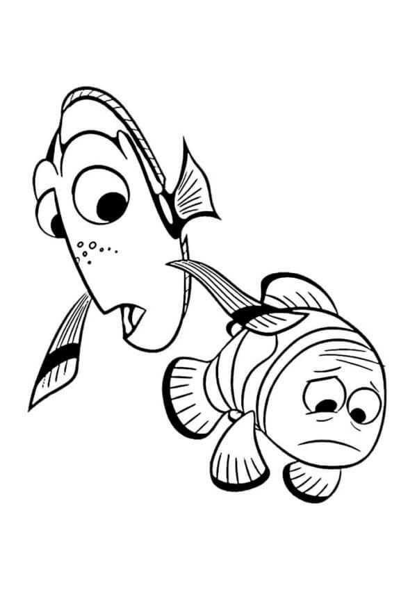 37+ Relaxing Nemo Coloring Pages for Kids and Adult