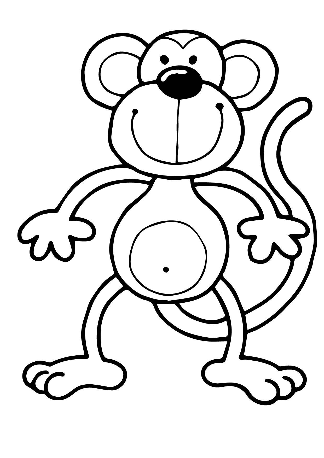 40+ Creative Monkey Coloring Pages for Kids and Adult