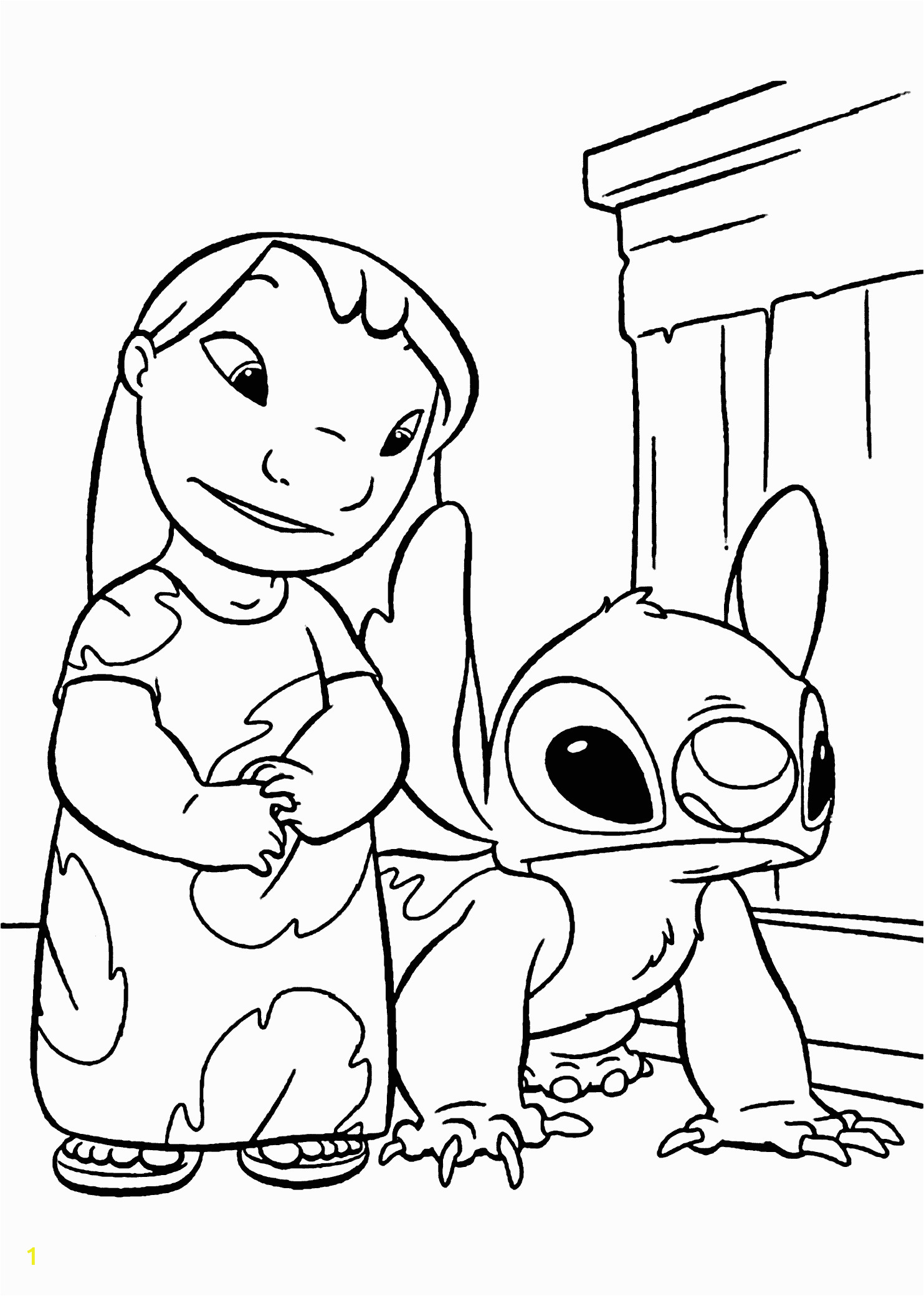 38+ Dazzling Adorable Stitch Coloring Pages Printable