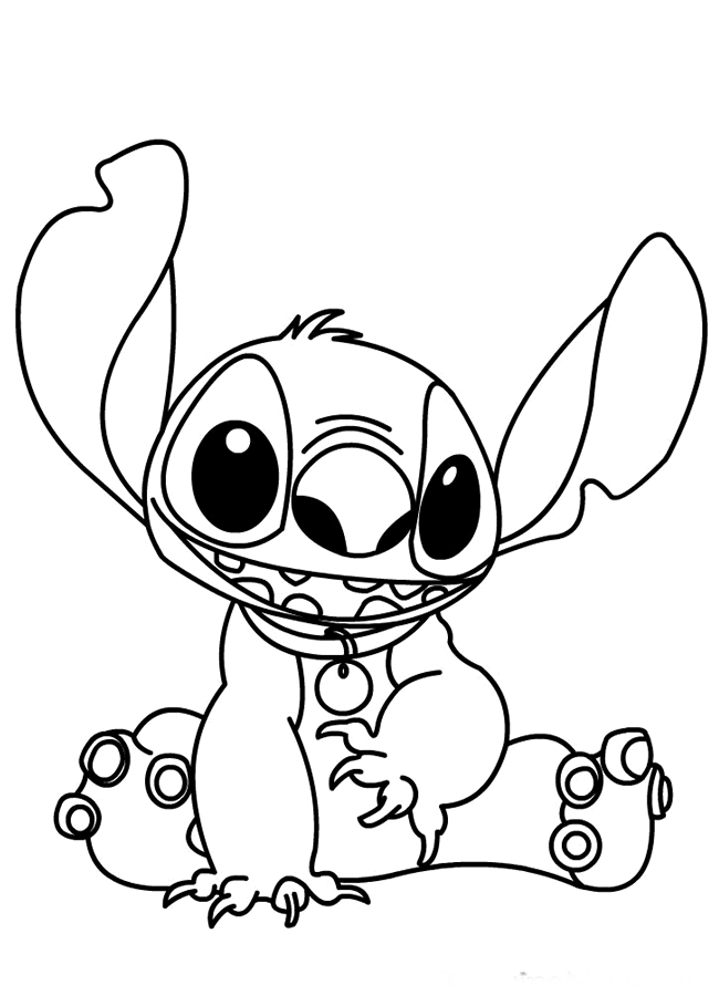 144+ Fantastic Cute Stitch Coloring Pages Printable