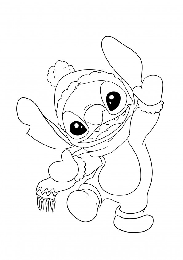 130+ Adorable Angry Stitch Coloring Page Printable