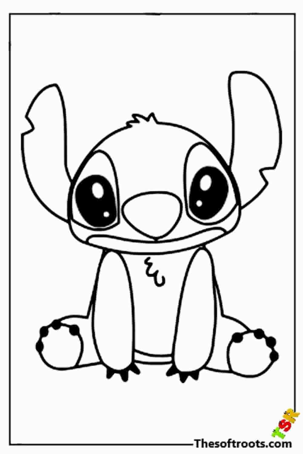 37+ Imaginative Angry Stitch Coloring Page Printable