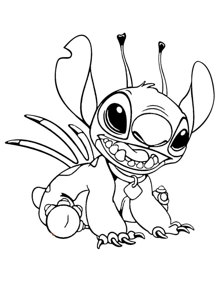 170+ Creative Adorable Stitch Coloring Pages Printable