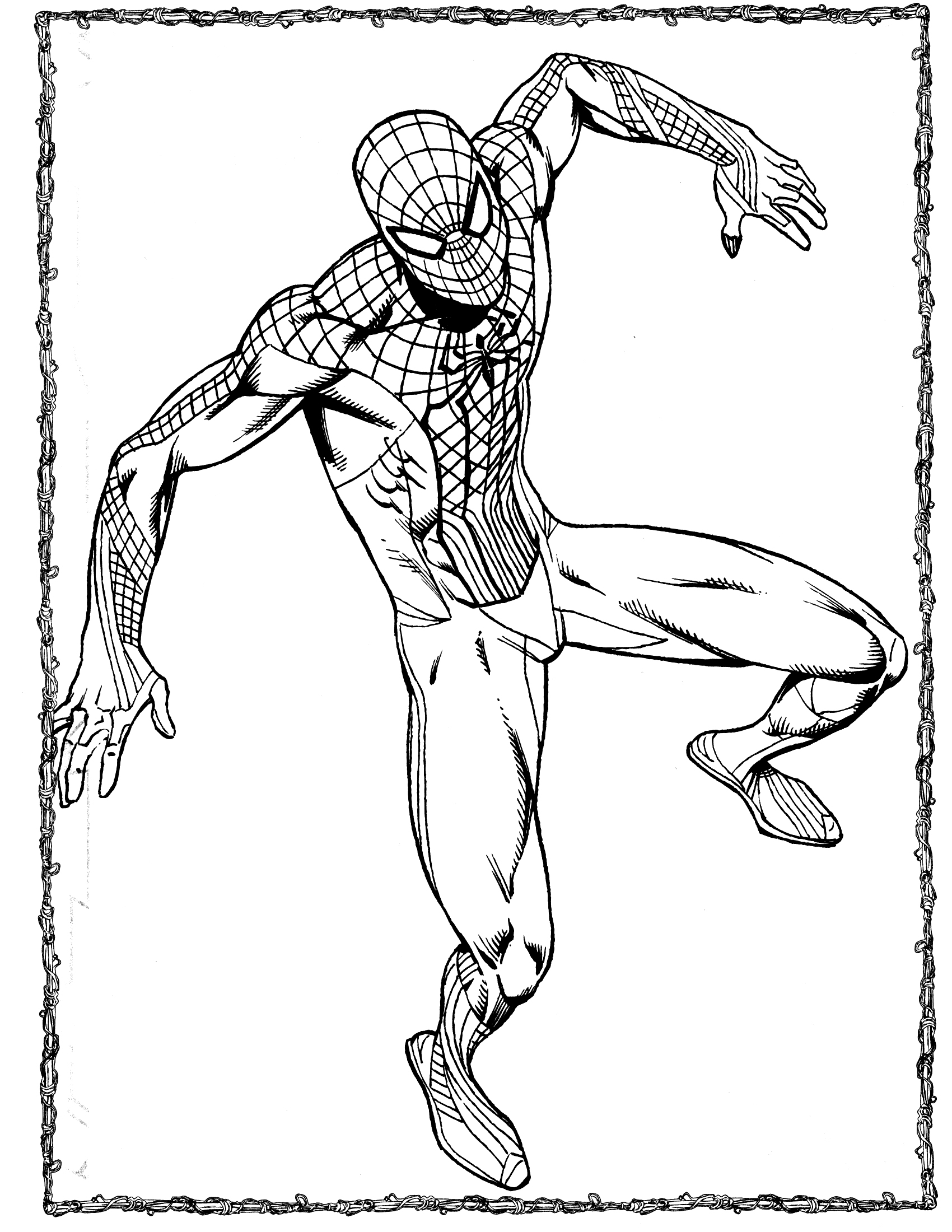 10 Amazing Spiderman 2 Coloring Pages 1