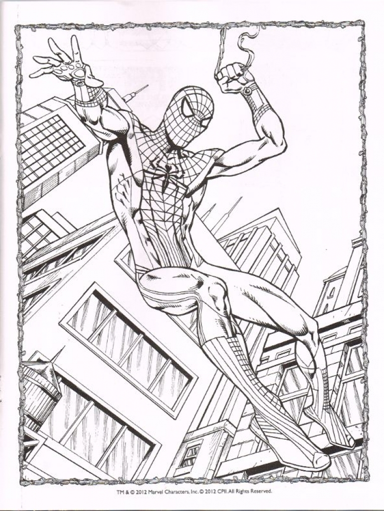 10 Amazing Spiderman 2 Coloring Pages 2