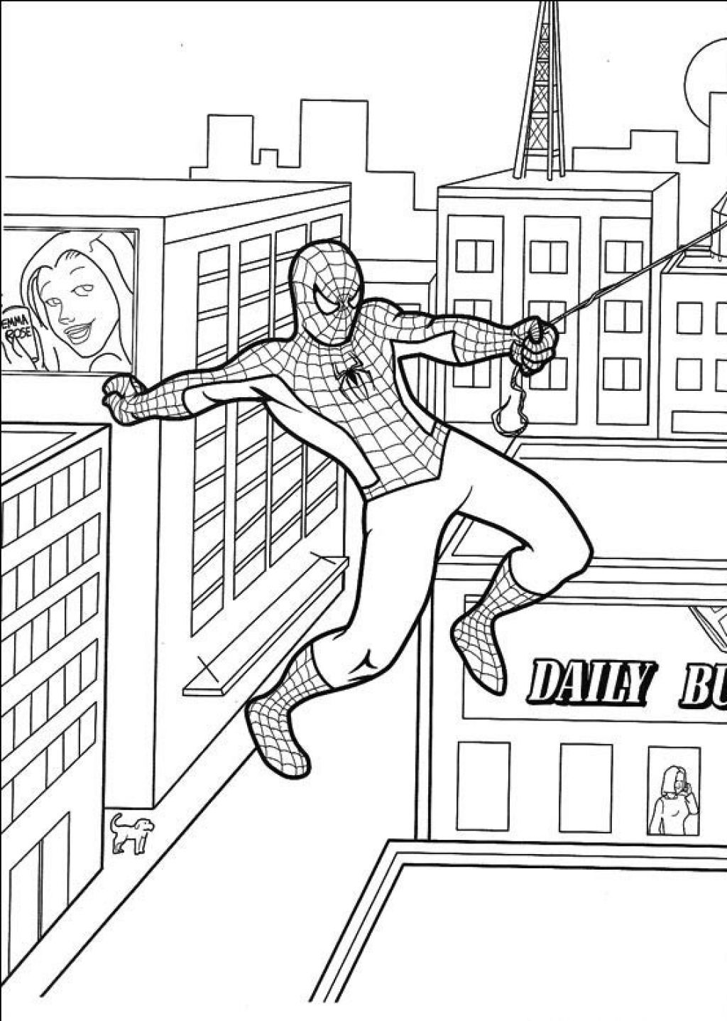 10 Spider-Man Coloring Printables 10