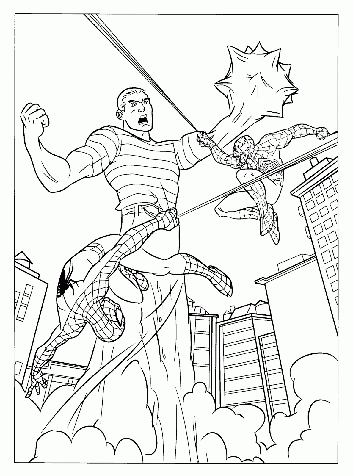 10 Spider-Man Coloring Printables 8