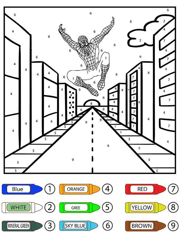 10 Spider-Man Coloring Printables 9