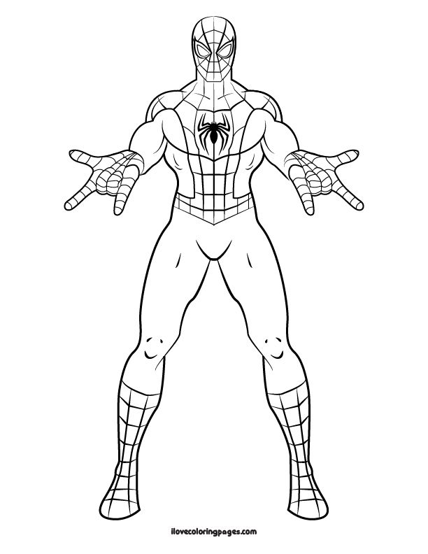 10 Spiderman And Mary Jane Coloring Pages 7