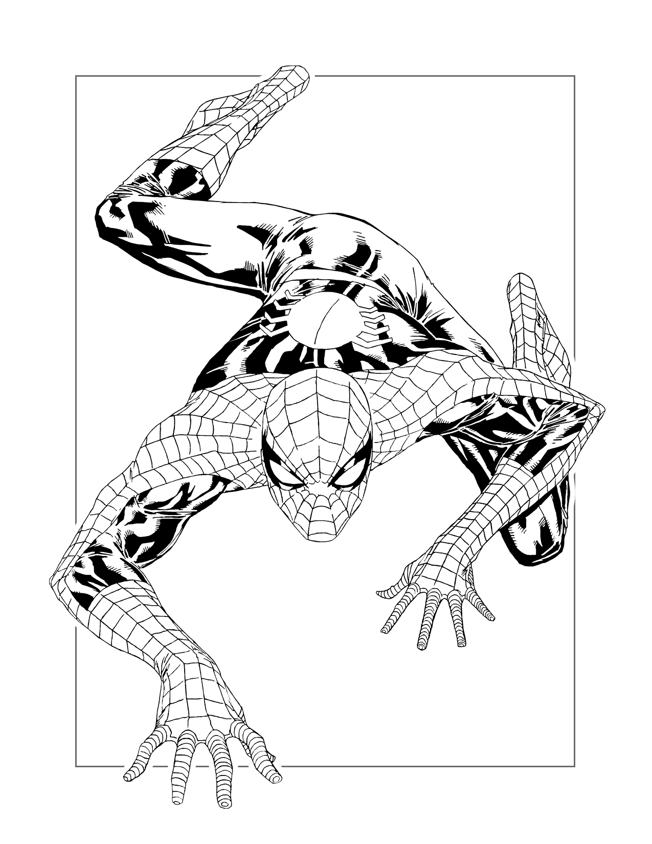 10 Spiderman And Mary Jane Coloring Pages 8