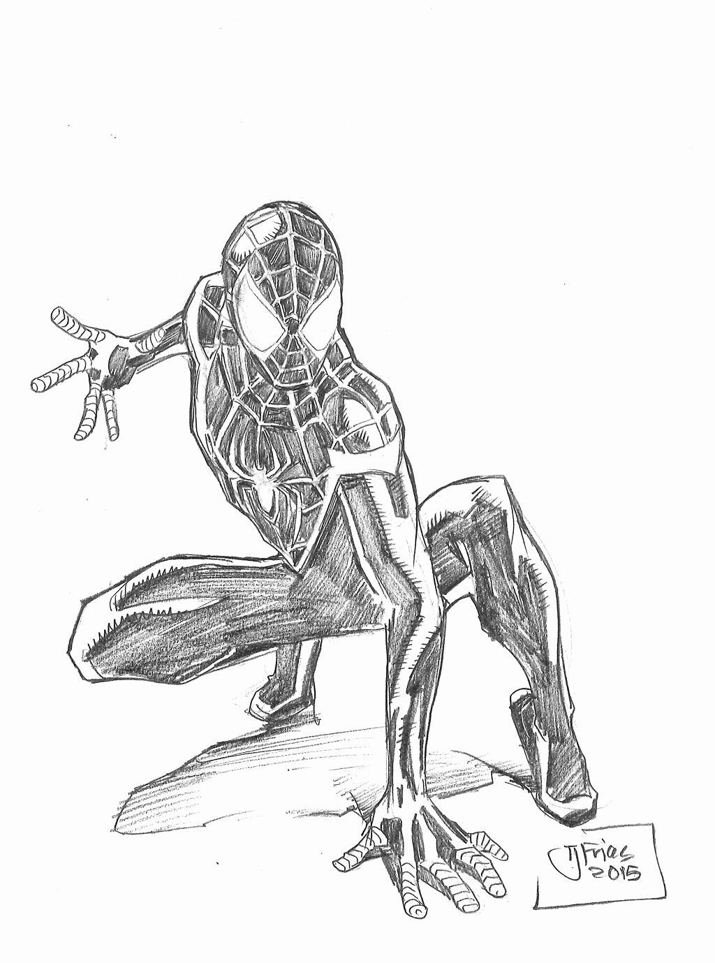 10 Spiderman Miles Morales PS5 Coloring Pages 9