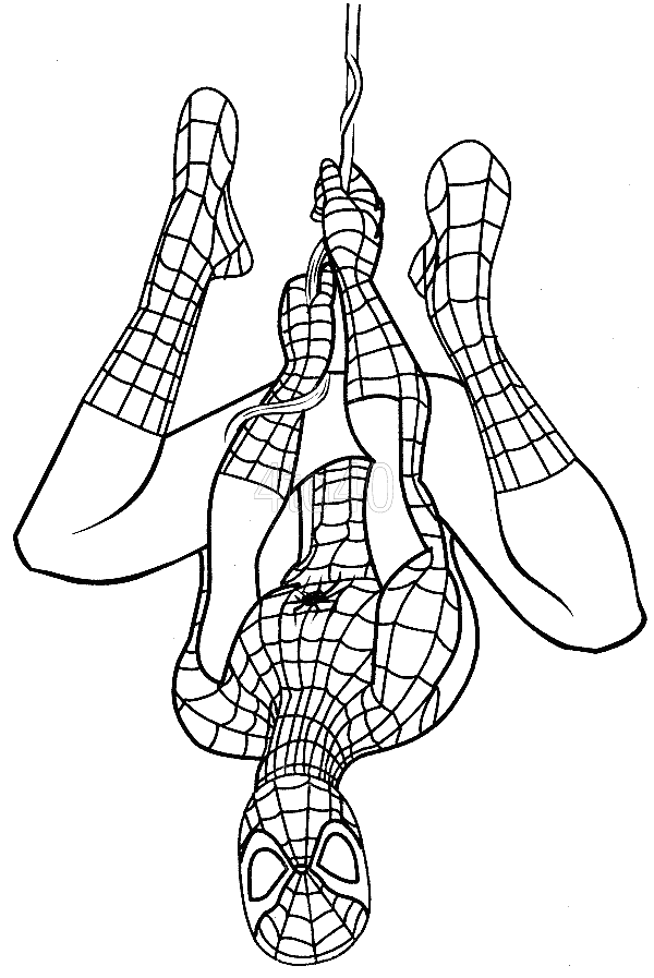 41+ Unique Spiderman Coloring Pages Valentines Sketch