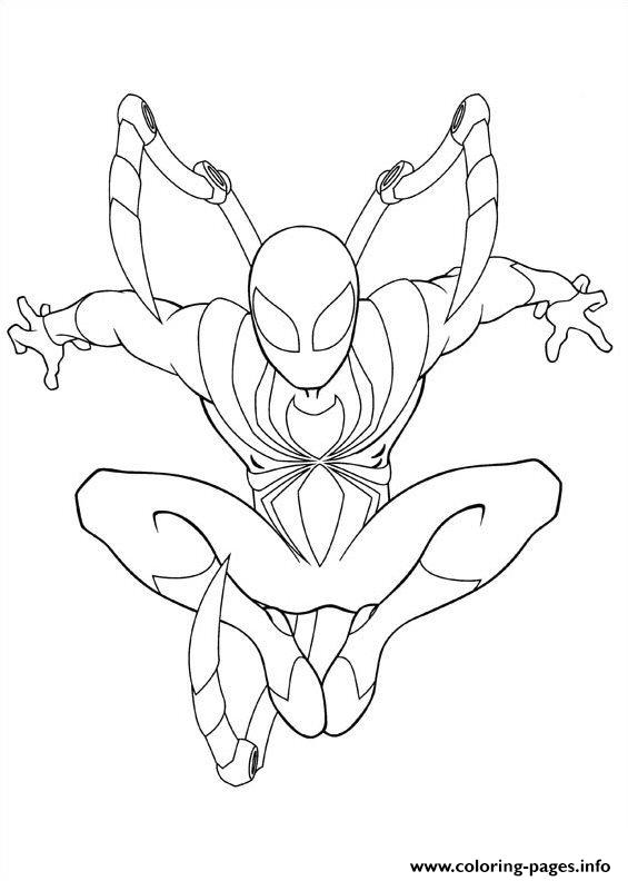 10 Ultimate Spider-Man: Iron Spider Coloring Pages for Marvel Enthusiasts