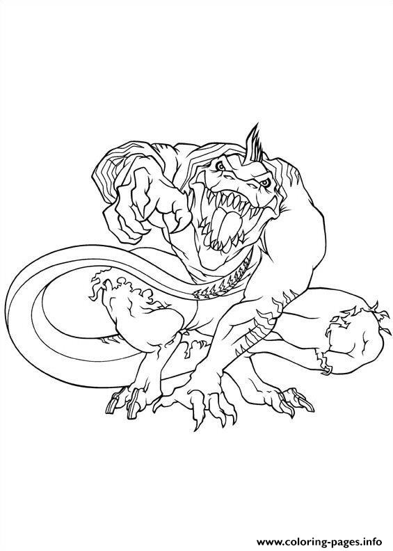 10 Lizard-Themed Spiderman Coloring Pages to Print