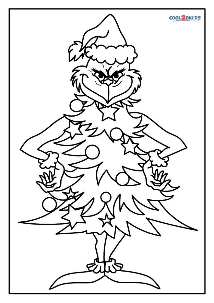 49+ Top Grinch Coloring Pages Free Printable