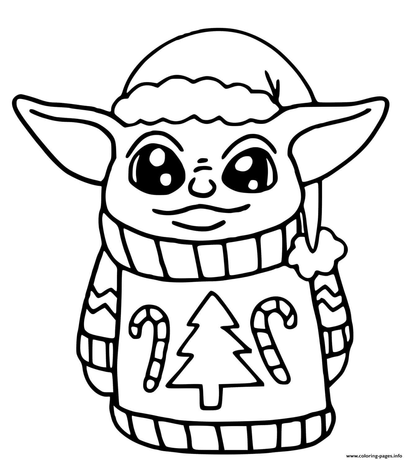 34+ Top Baby Yoda Coloring Pages Sheets Printables