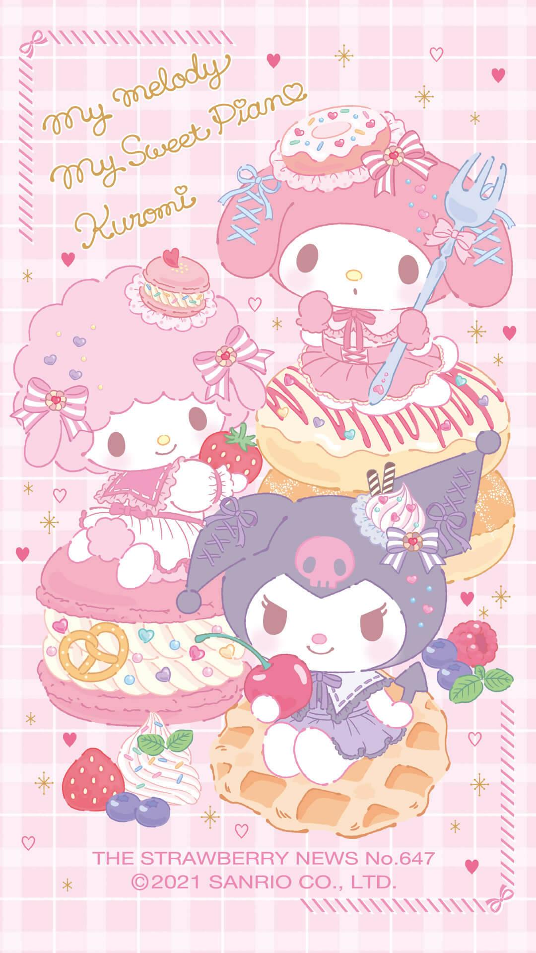 40+ Unique My Melody Kuromi Wallpaper Books