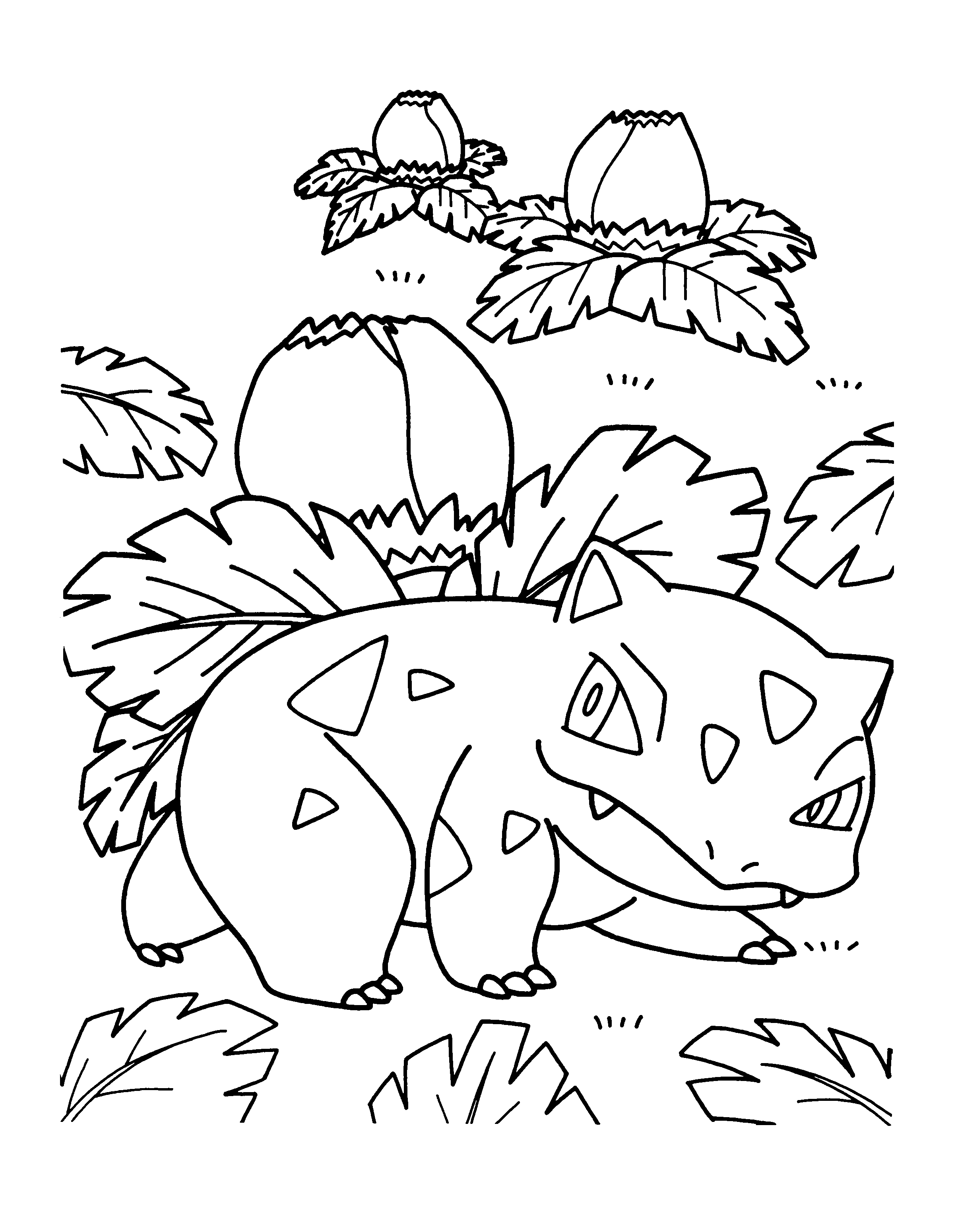 20 Pokemon Coloring Pages Ivysaur