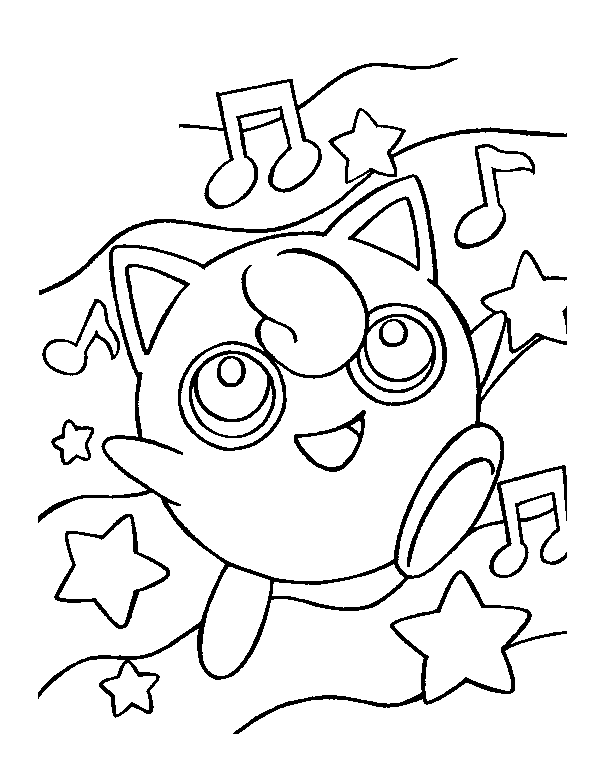 20 Pokemon Coloring Pages Jigglypuff