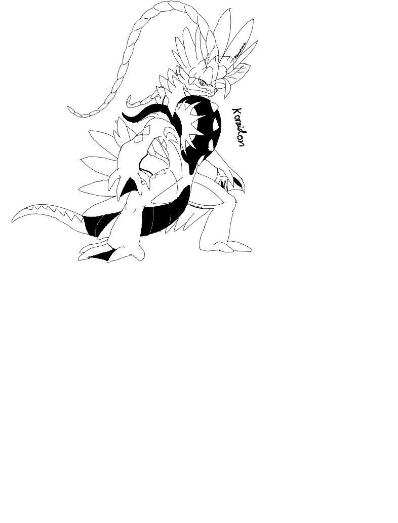 20 Pokemon Coloring Pages Koraidon