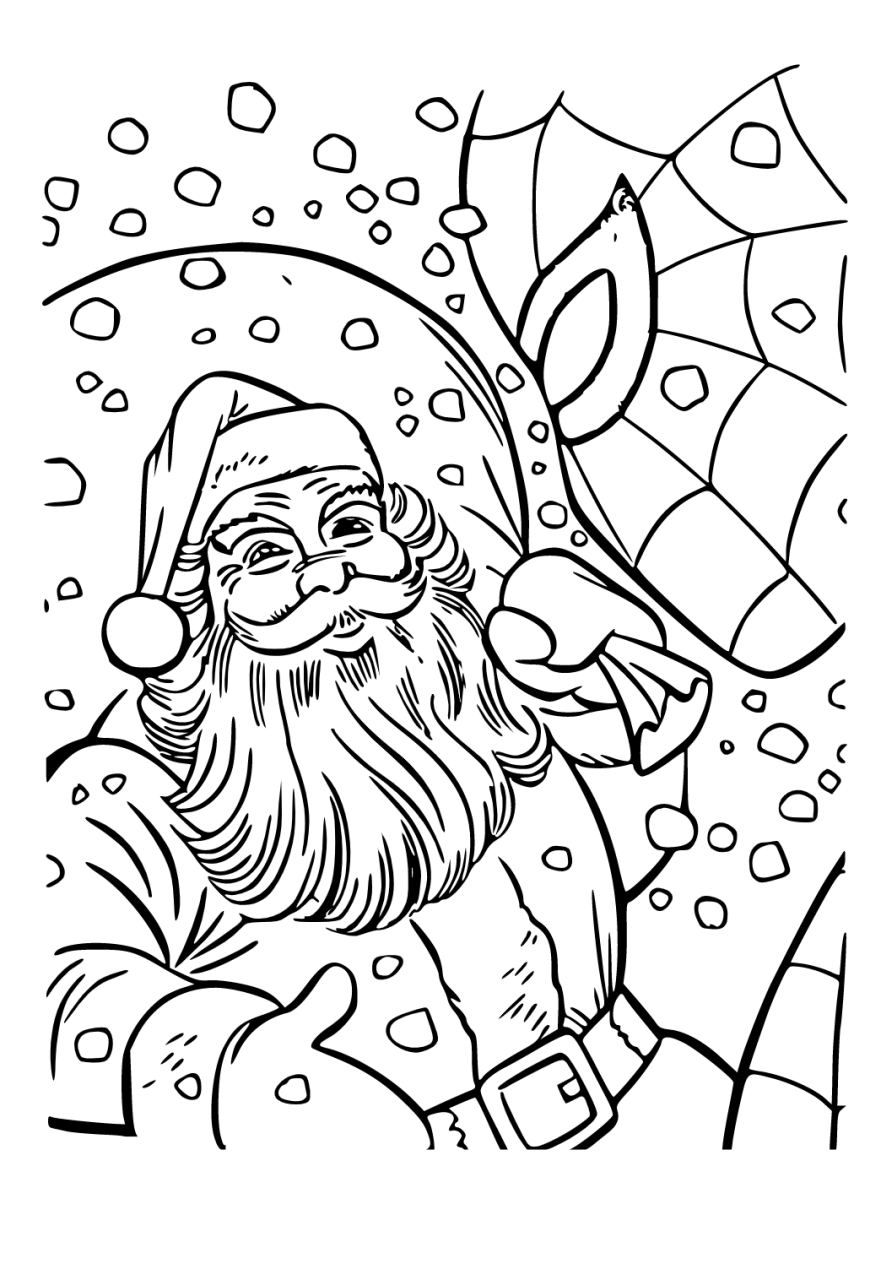 10 Festive Spiderman Coloring Pages to Spread Christmas Cheer