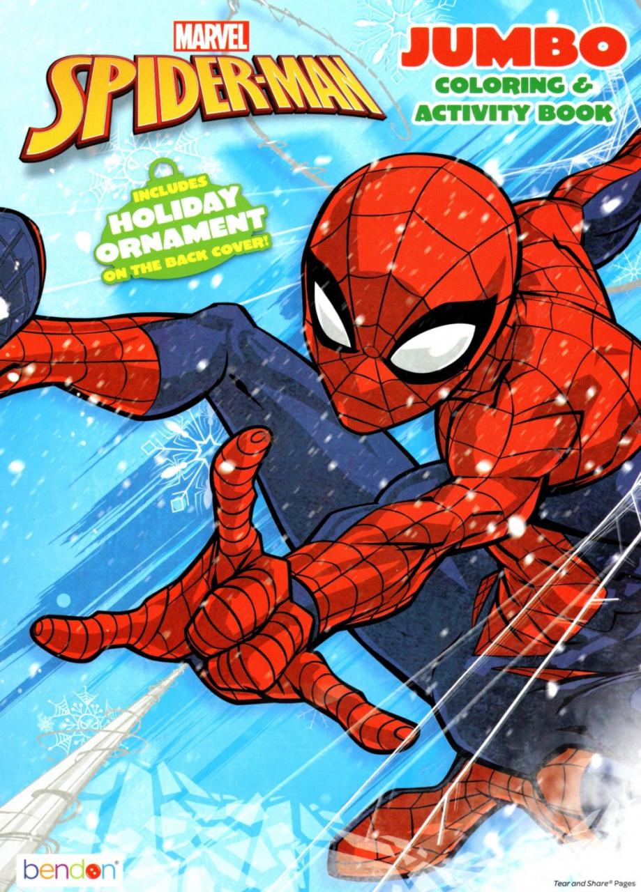 10 Jumbo Spiderman Coloring Books: Unleash Your Inner Superhero