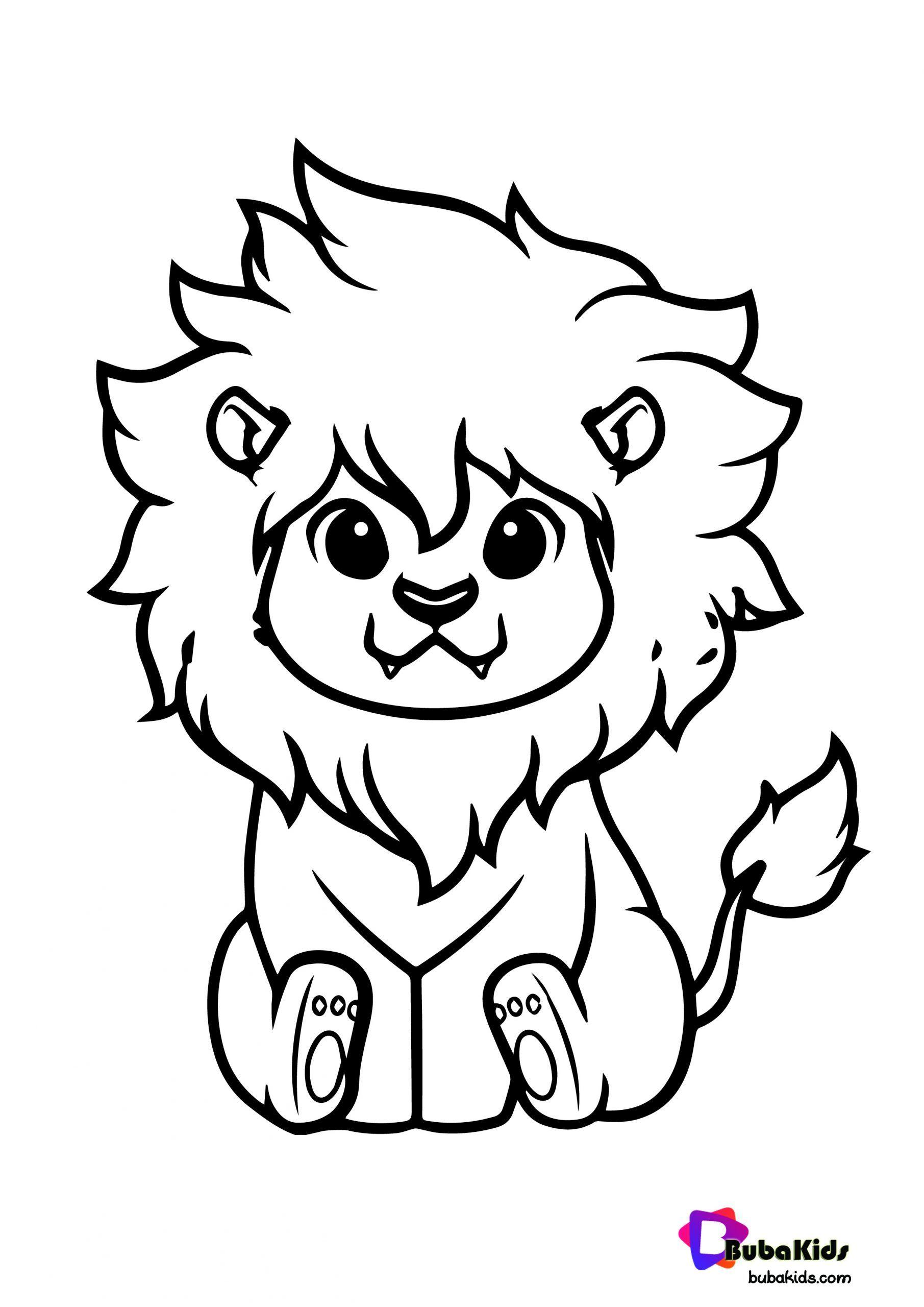 34+ Top Lion Coloring Pages Free Printable