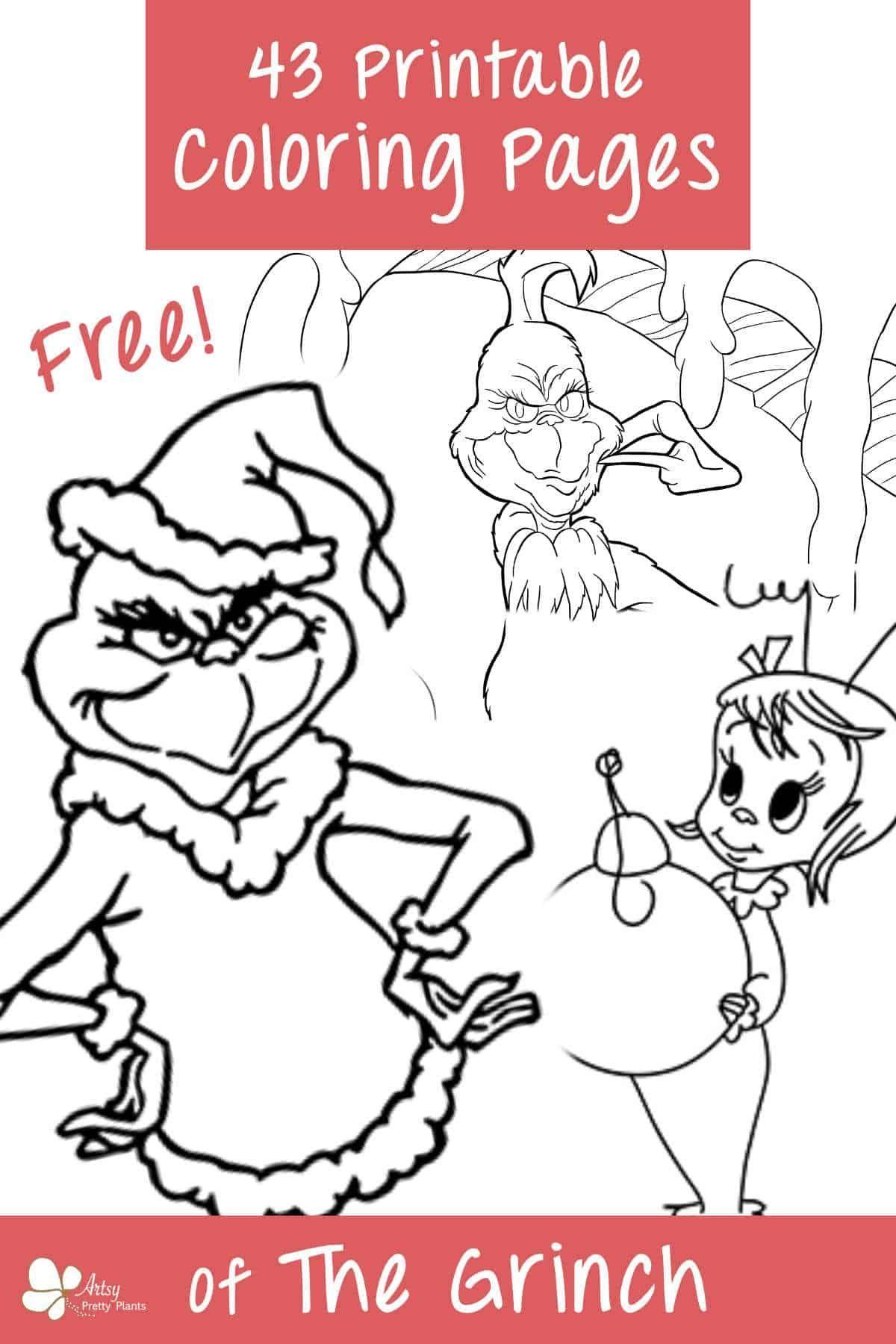 38+ Best of Grinch Coloring Pages for Adult